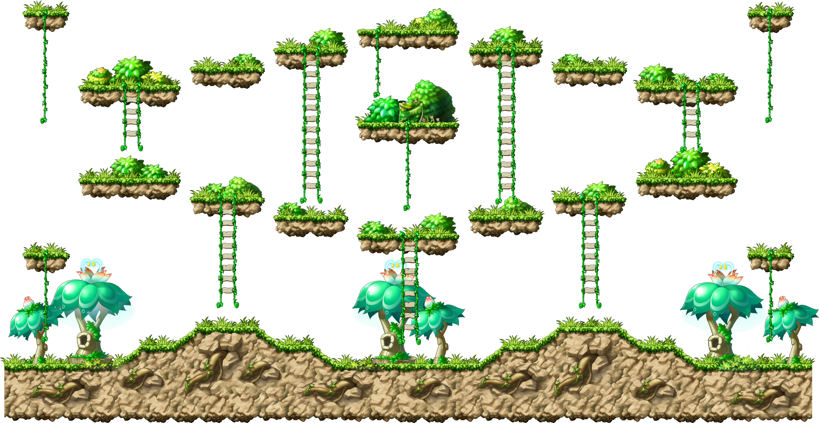 Peach Monkey Forest