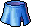 Blue Slit Skirt